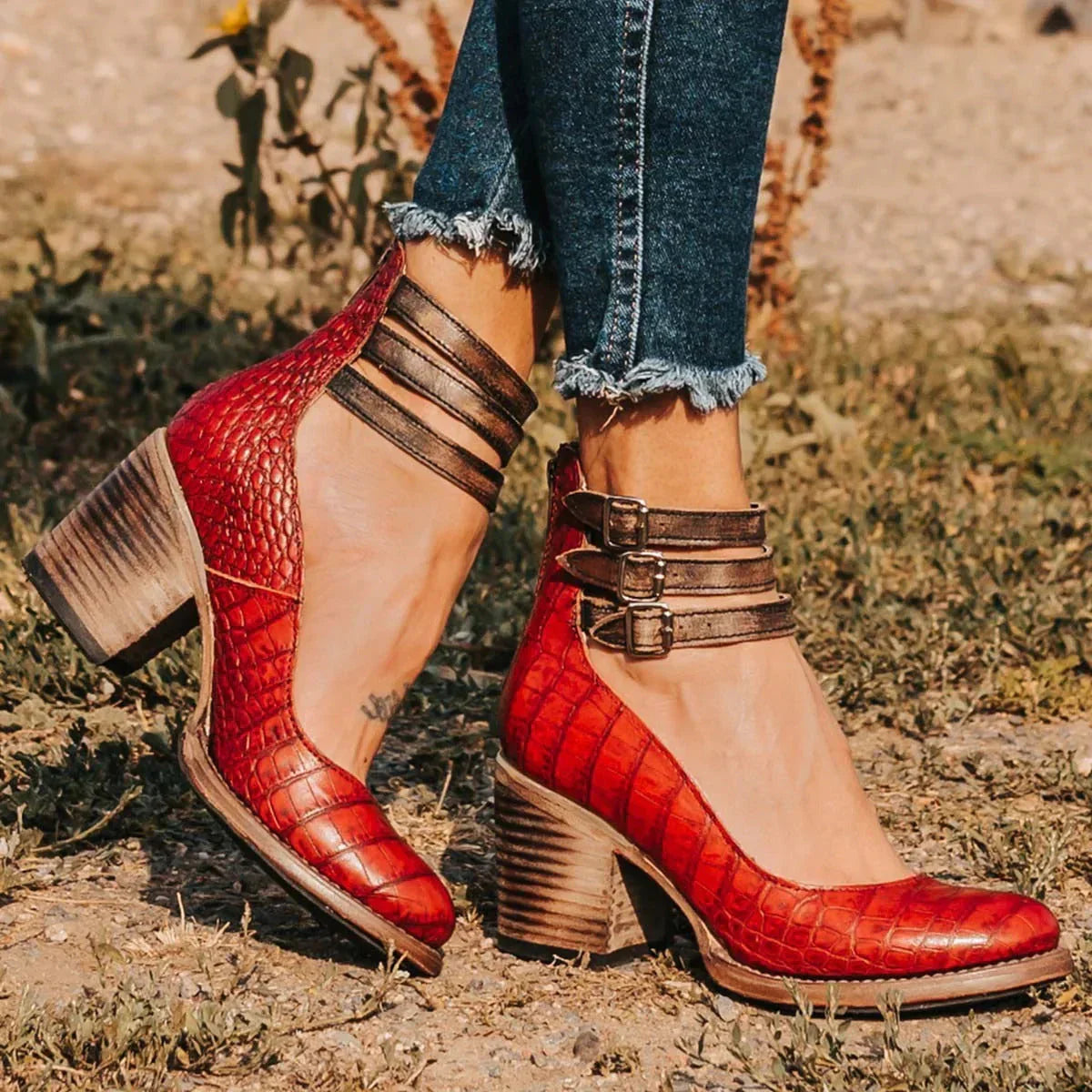 Debora | Block Heel Shoes