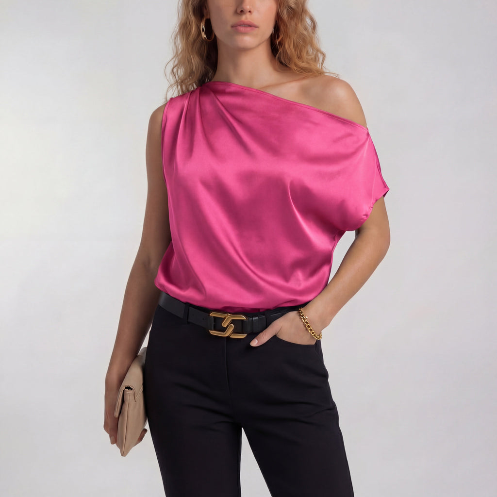 Sleek One-Shoulder Top