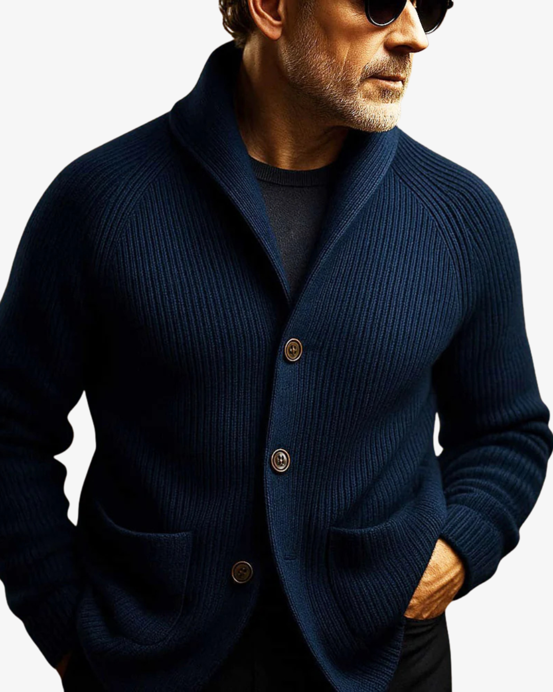 Tailored Button-Front cardigan: Effortless Elegance