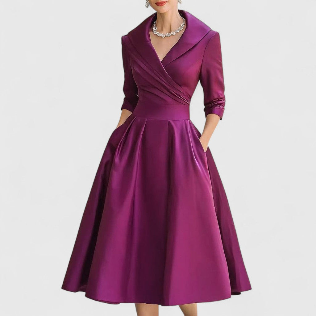 Brittany | Flattering Midi Dress