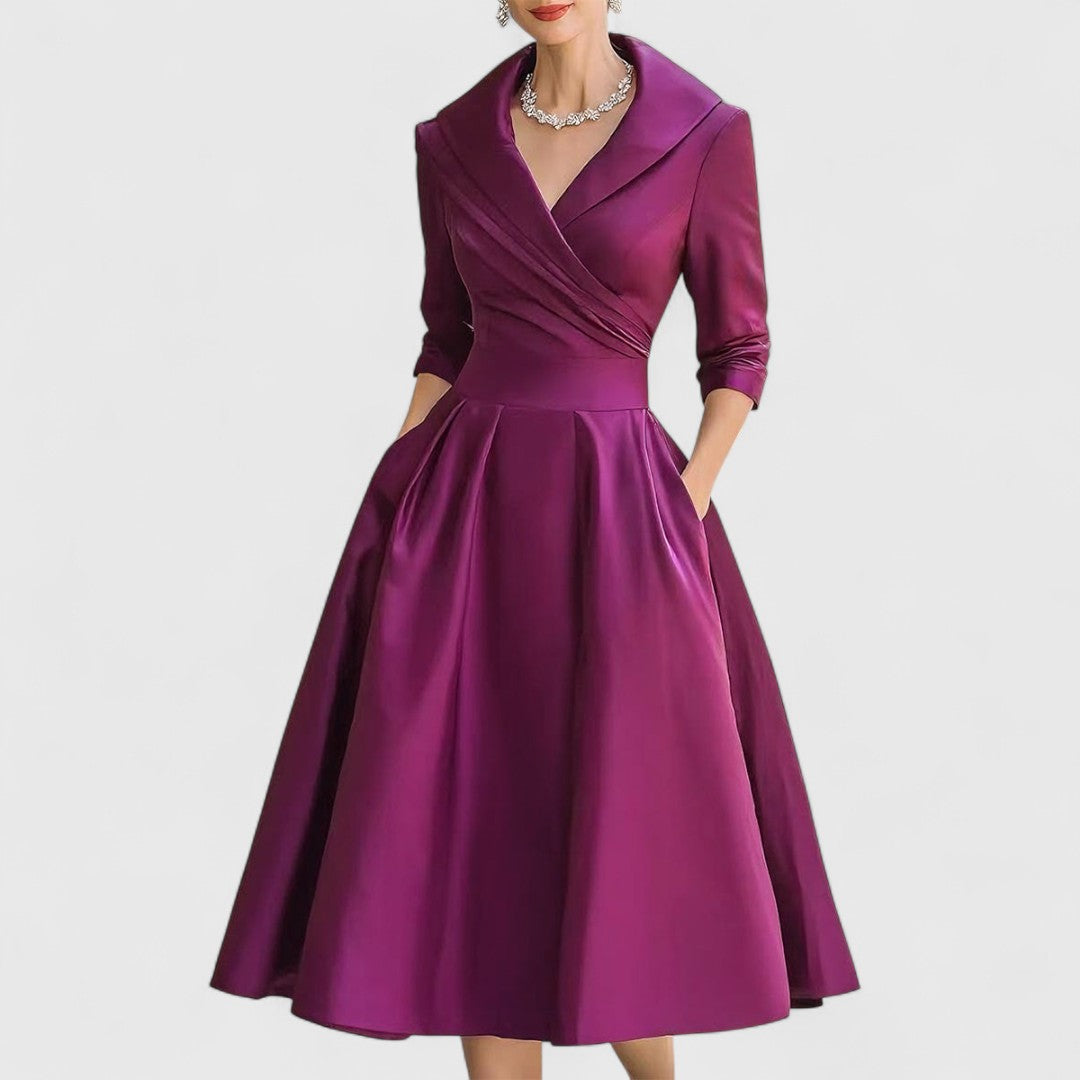 Brittany | Flattering Midi Dress