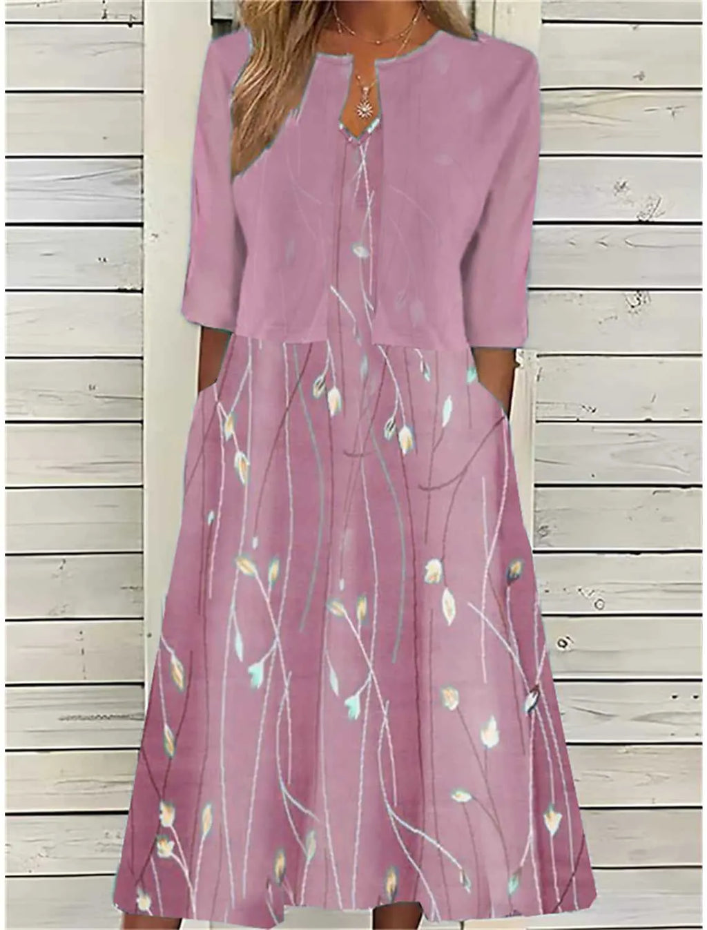 Ivy – Elegant Floral Midi Co-Ord Set