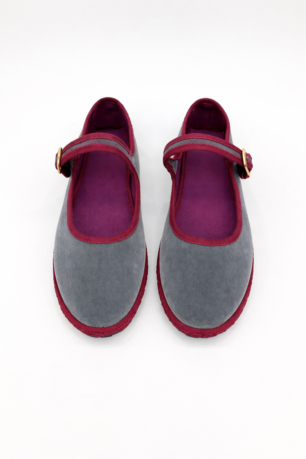 Round Toe Buckle Strap Mary Jane Ballet Flats for Women