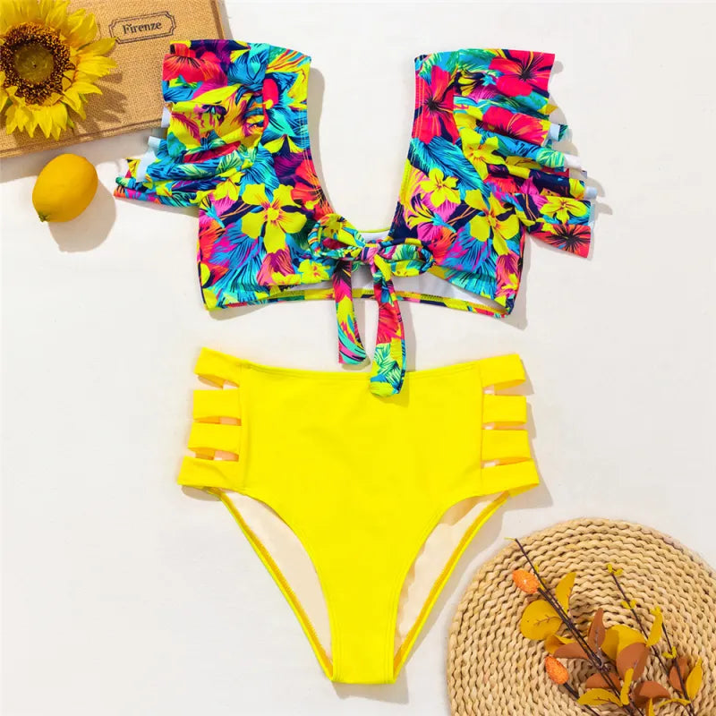 Classic Two-Piece Bikini Set Chic and Effortless Beach Style