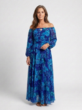 Aspen Off Shoulder Floral Maxi Dress