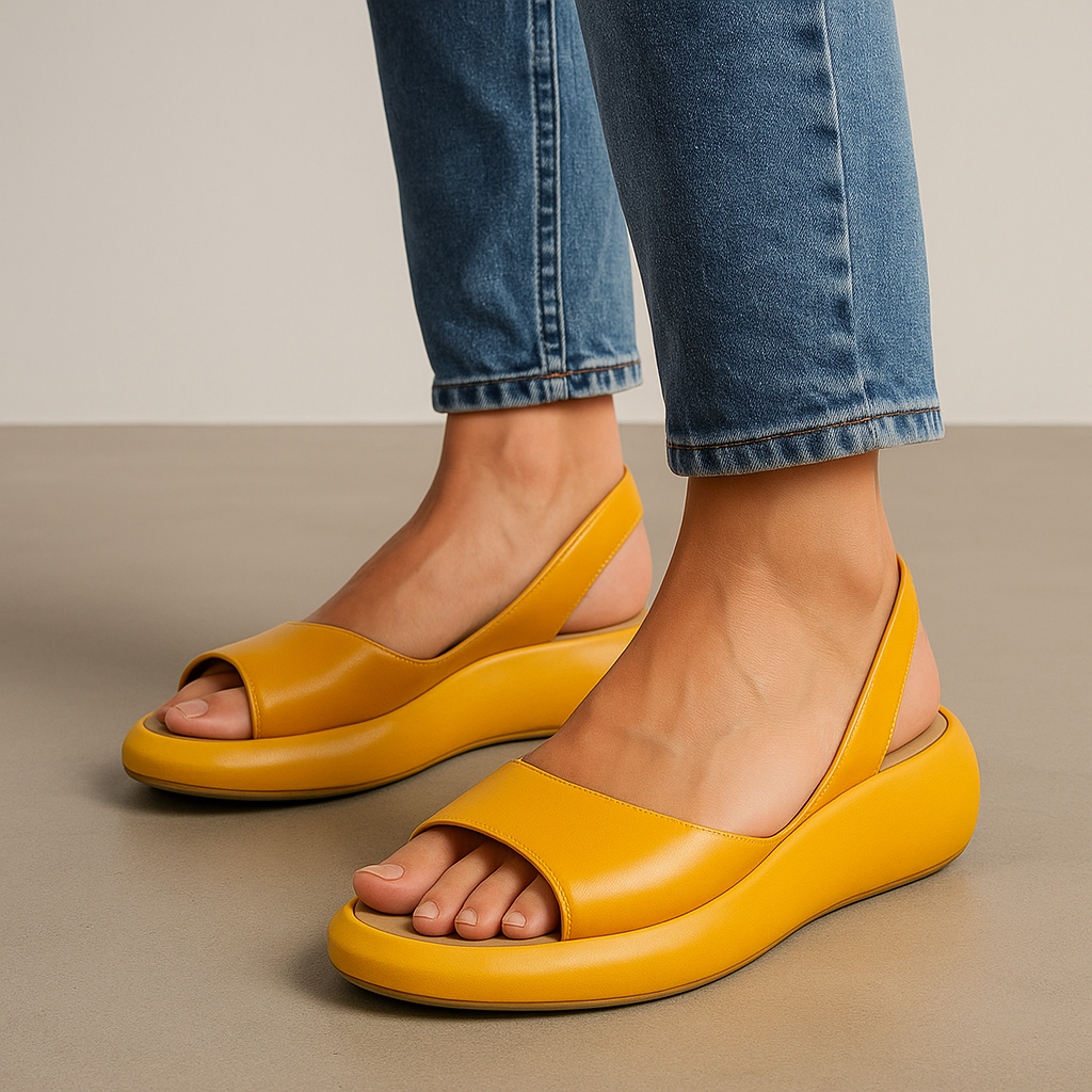 Vera Open-Toe Non-Slip Sandals for Women - Elegant Cushioned Comfort Sandals with High-Traction Outsole