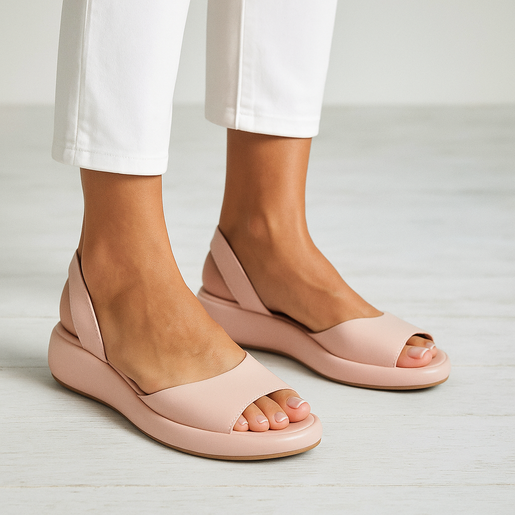 Vera Open-Toe Non-Slip Sandals for Women - Elegant Cushioned Comfort Sandals with High-Traction Outsole