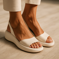 Vera Open-Toe Non-Slip Sandals for Women - Elegant Cushioned Comfort Sandals with High-Traction Outsole