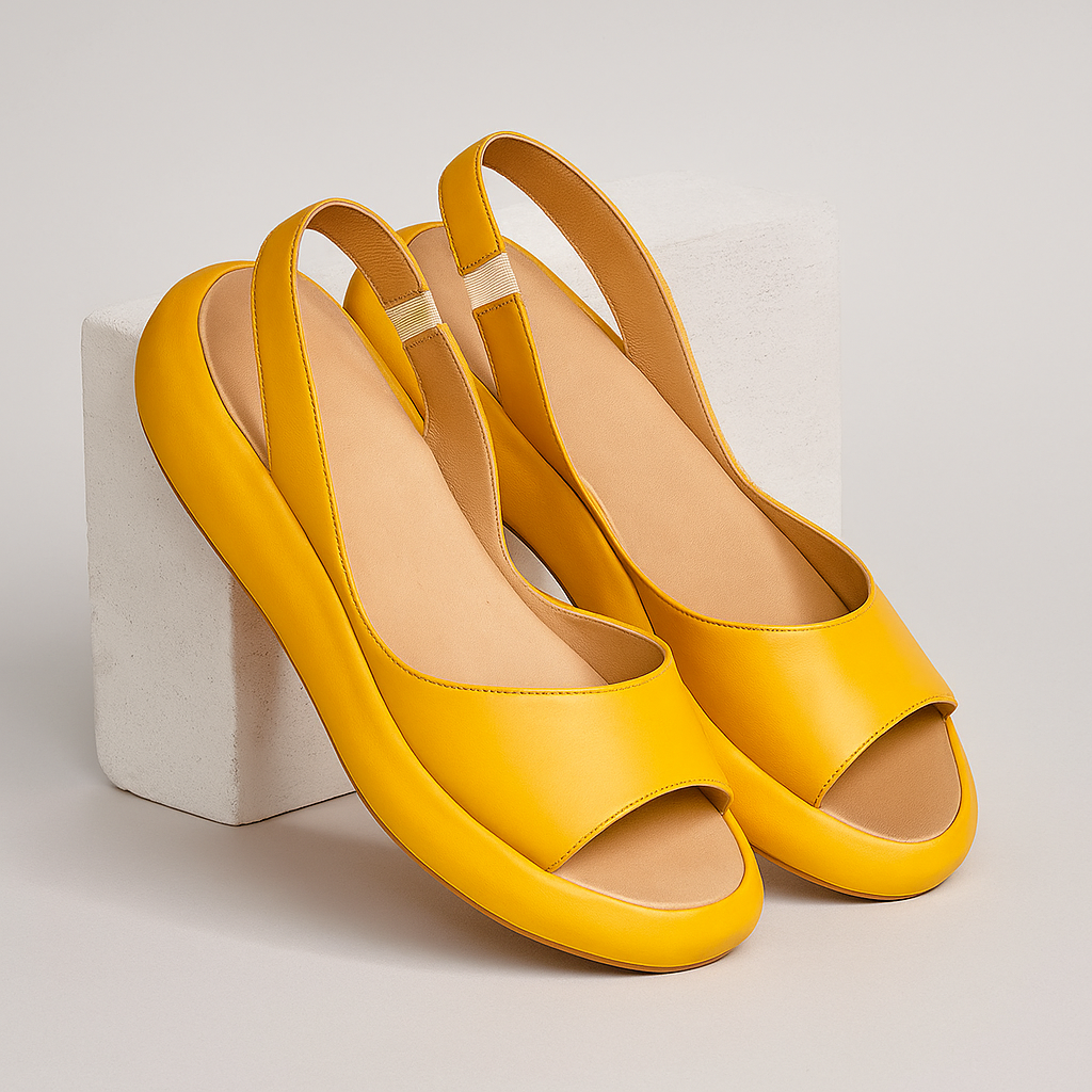 Vera Open-Toe Non-Slip Sandals for Women - Elegant Cushioned Comfort Sandals with High-Traction Outsole