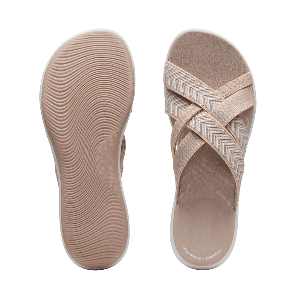 Alera Cross Strap Comfort Sandals with Arch Support