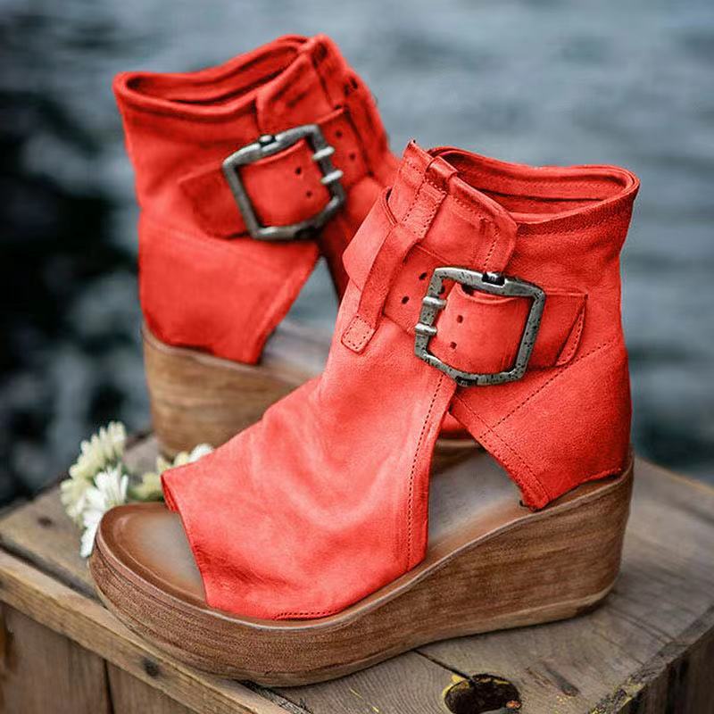 Elana – Stylish Orthopedic Boho Wedge Sandals