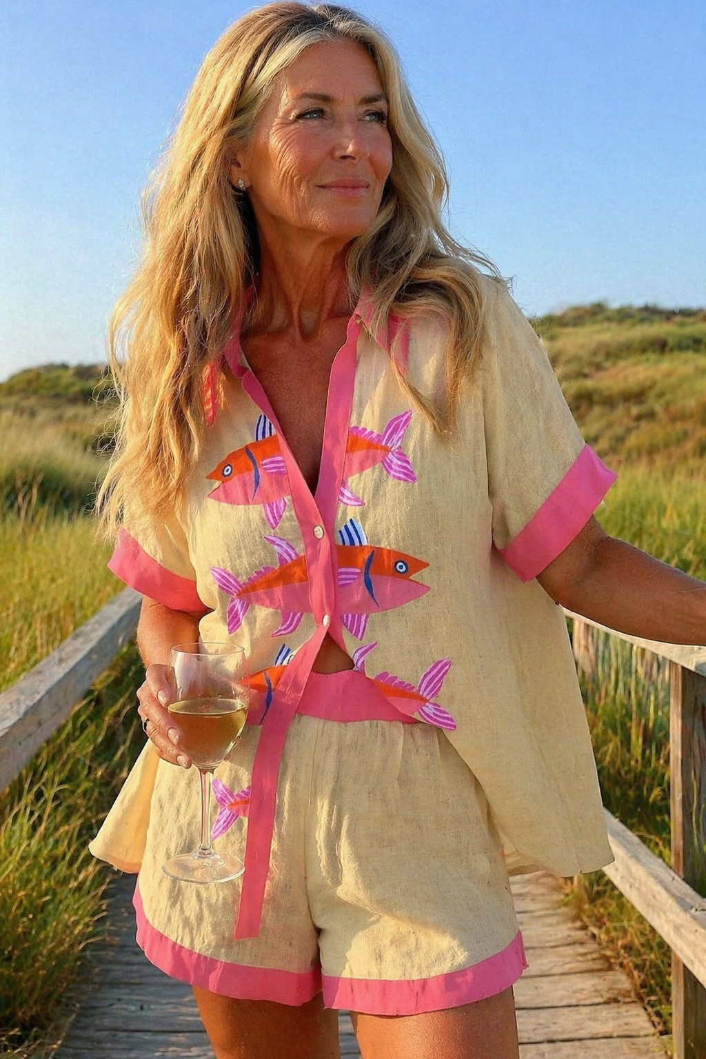 Bianca Summer Two-Piece Set Effortless Chic Outfit