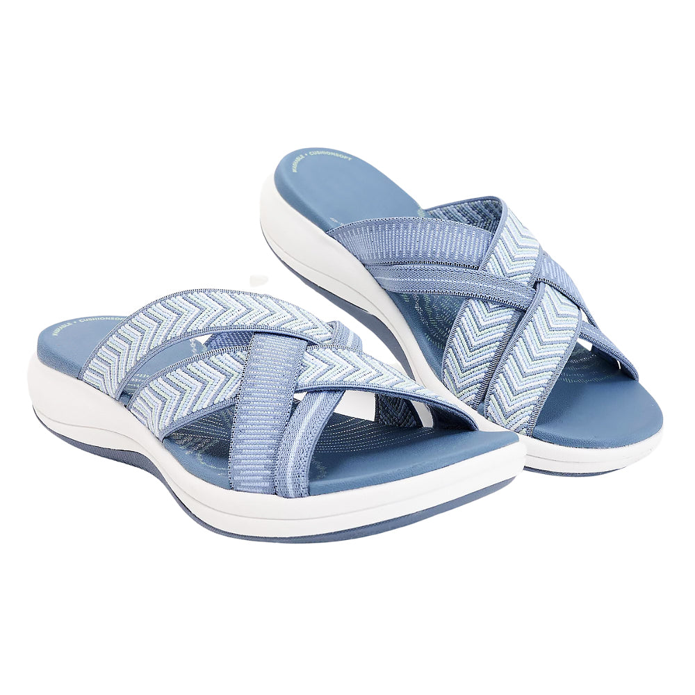 Alera Cross Strap Comfort Sandals with Arch Support