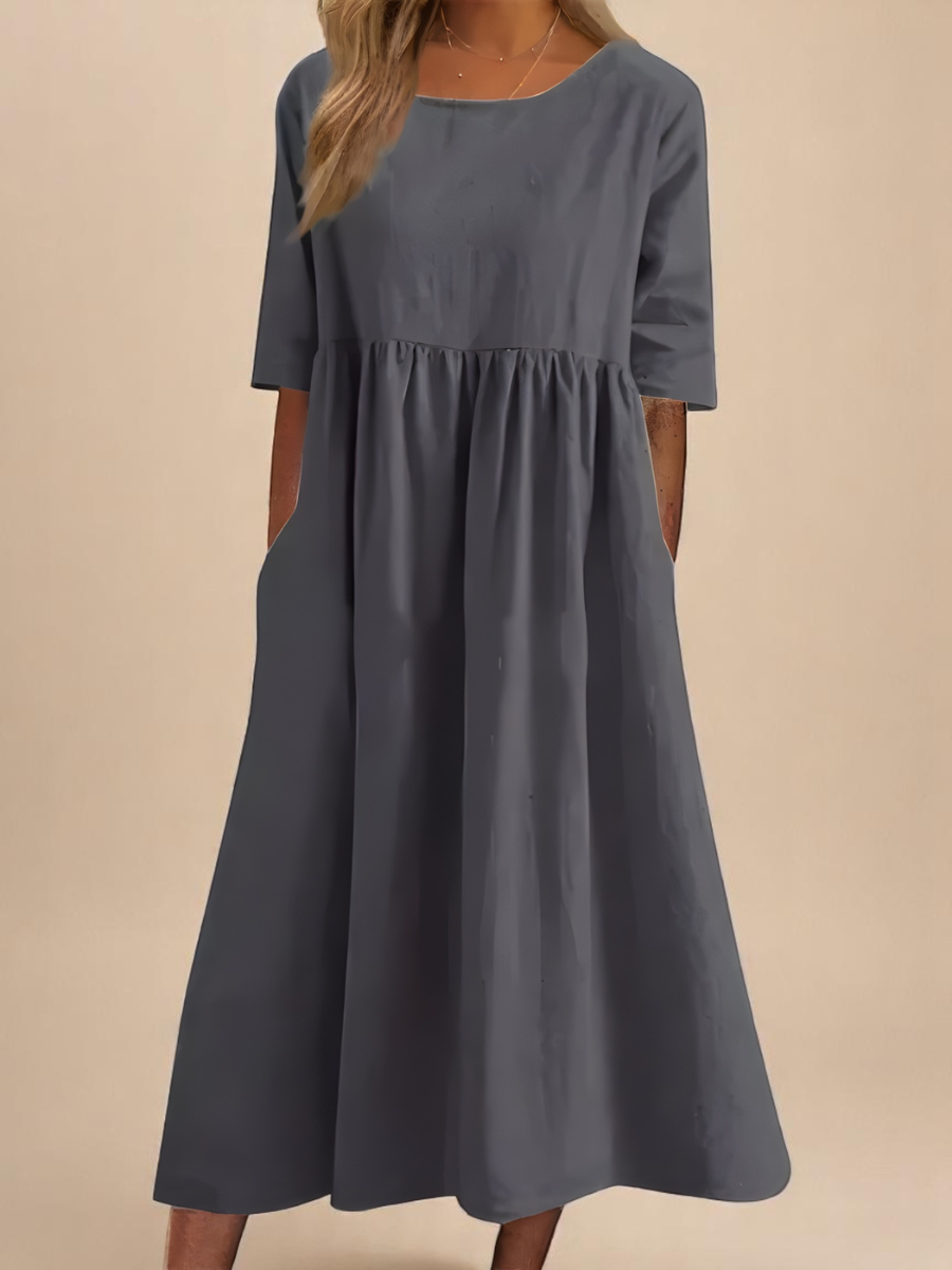 Miranda | Classic Mid Sleeve Dress
