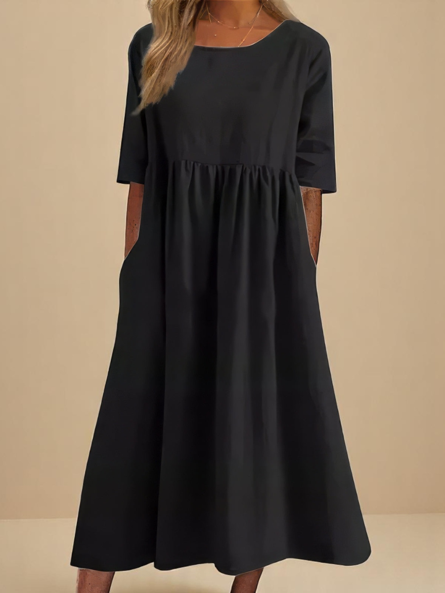 Miranda | Classic Mid Sleeve Dress