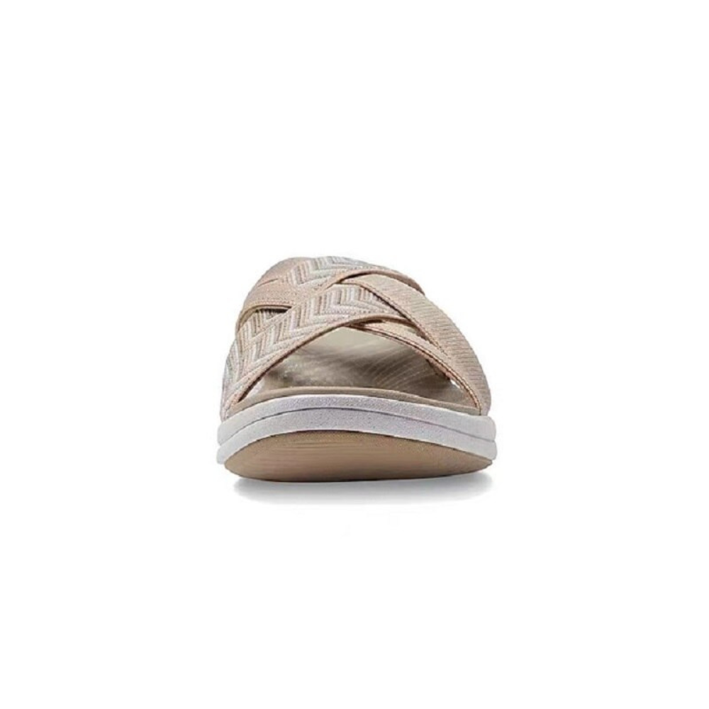 Alera Cross Strap Comfort Sandals with Arch Support