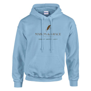 Classic Unisex Pullover Hoodie | Gildan® 18500 Print Material MAISON&GRACE PUBLISHING S Light Blue 