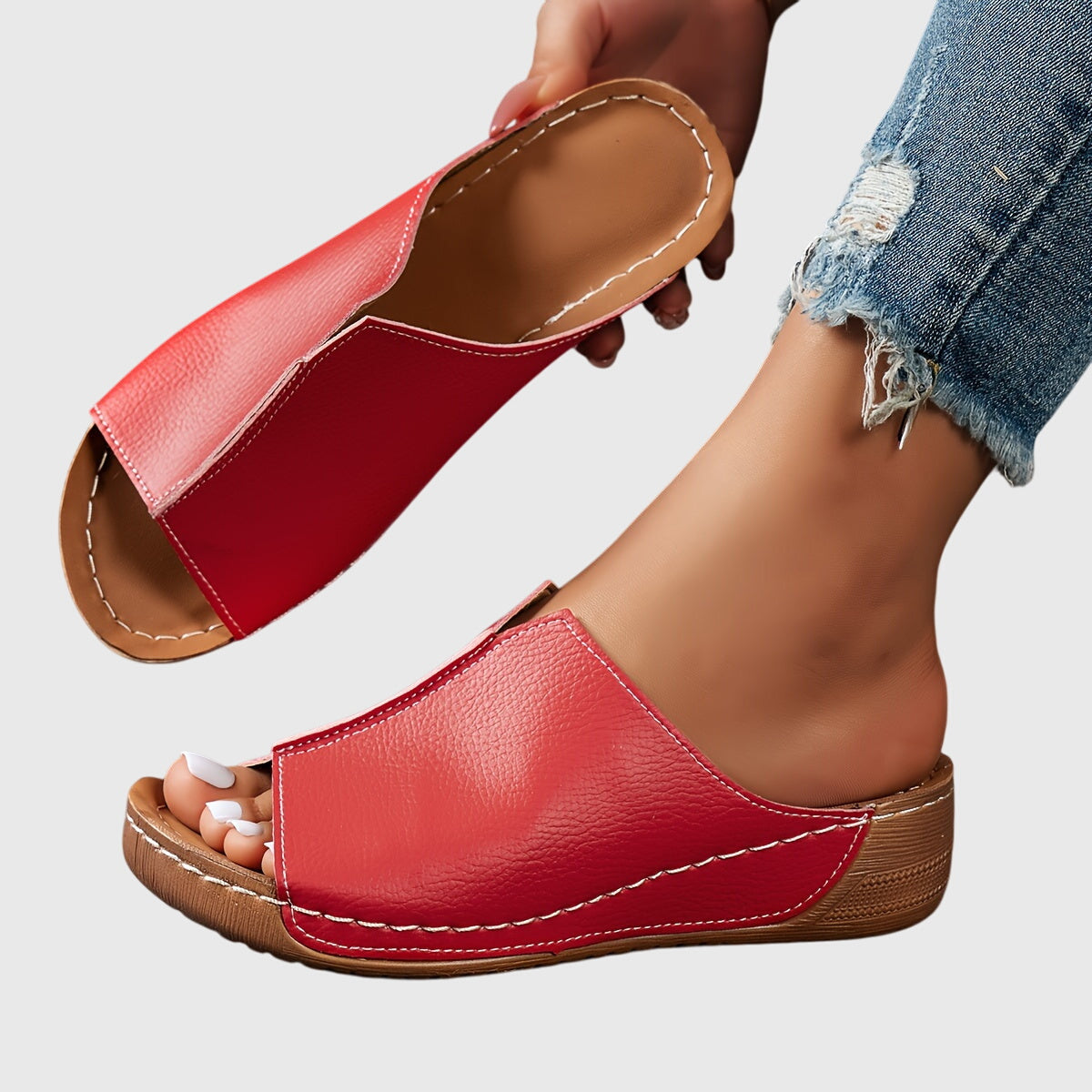 Alicia Orthopedic Sandals: Comfort Meets Effortless Style