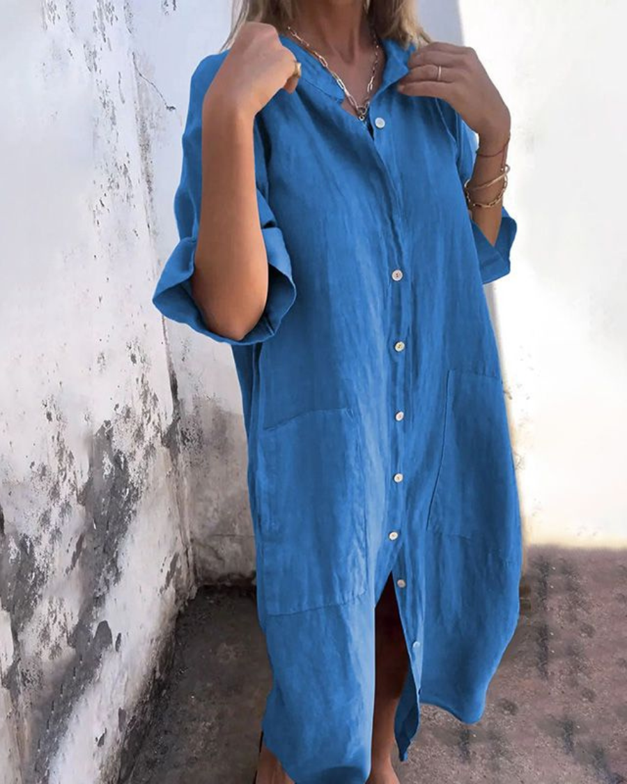 Boho Shirt Dress for Women – Valerie