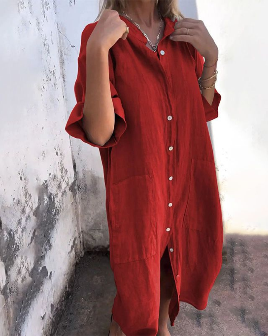 Boho Shirt Dress for Women – Valerie