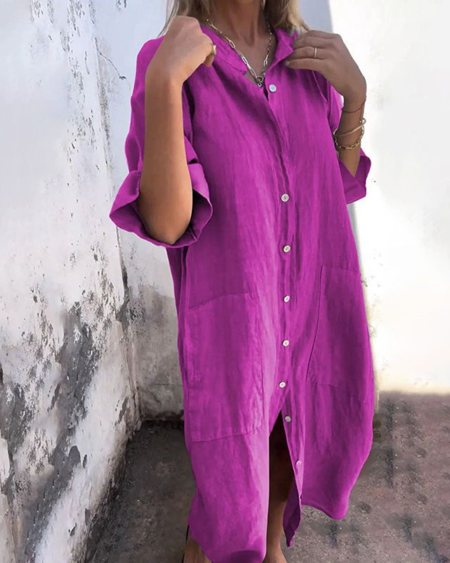 Boho Shirt Dress for Women – Valerie
