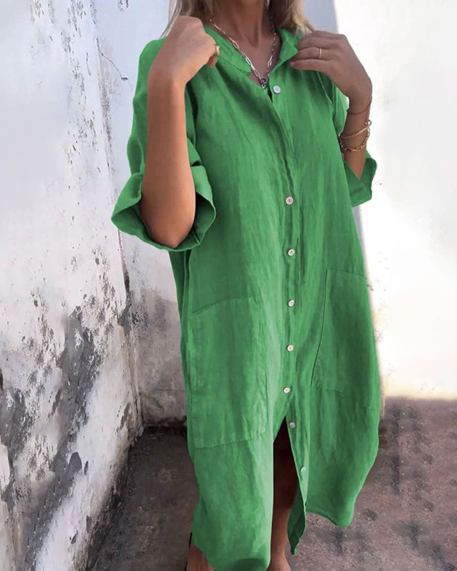 Boho Shirt Dress for Women – Valerie