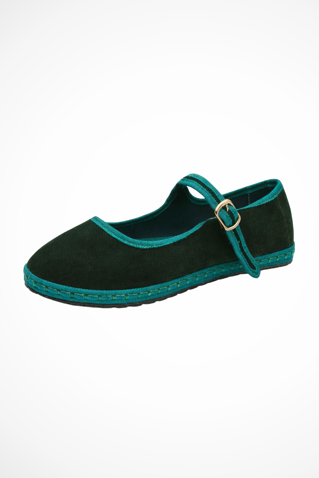 Round Toe Buckle Strap Mary Jane Ballet Flats for Women