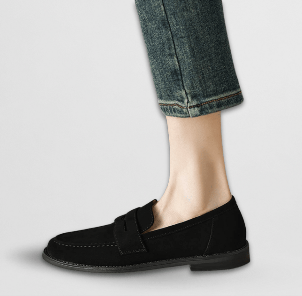 Bianca Classic Vintage Loafers in Chocolate Brown