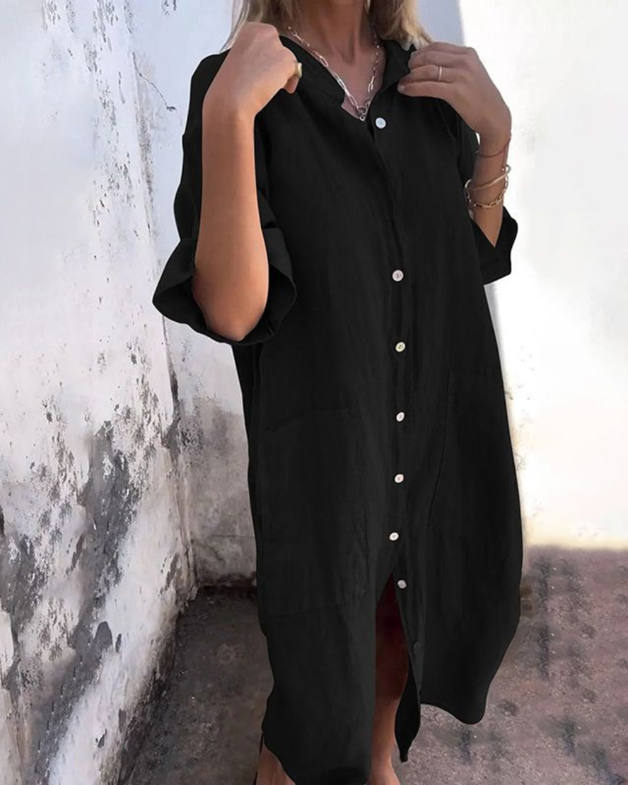 Boho Shirt Dress for Women – Valerie