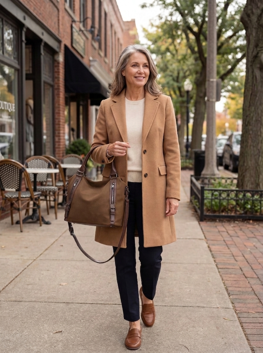 Everyday Structured Shoulder Bag for Women Timeless Elegant Style