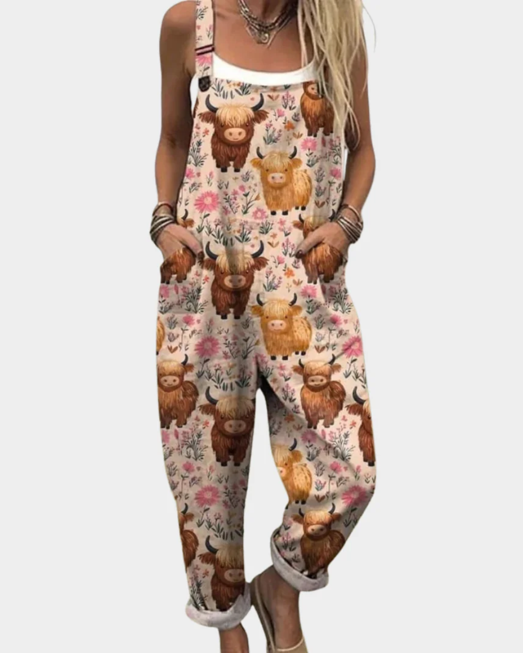 Bloom Freely Overall - Comfortable Wide Leg Overalls for Women
