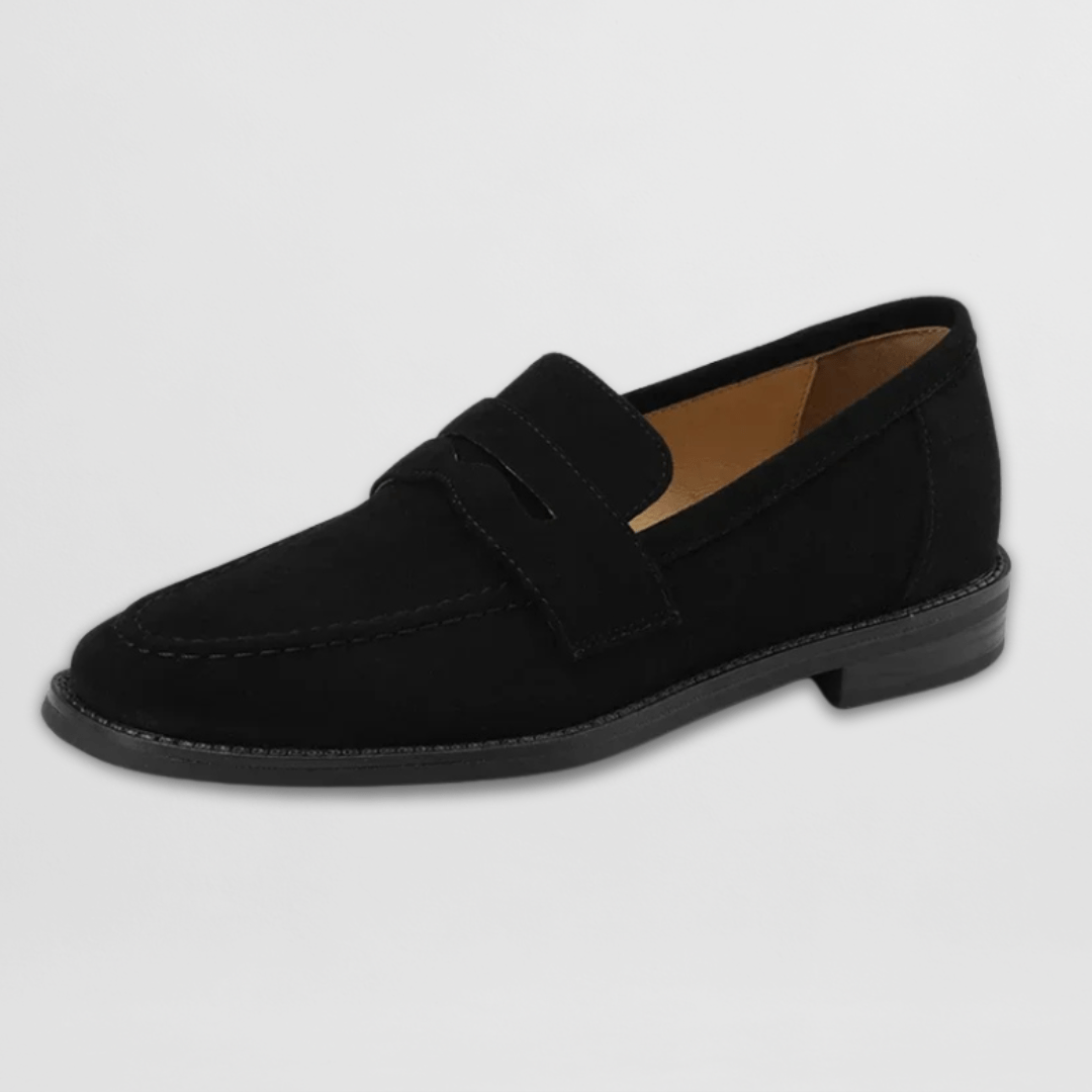 Bianca Classic Vintage Loafers in Chocolate Brown