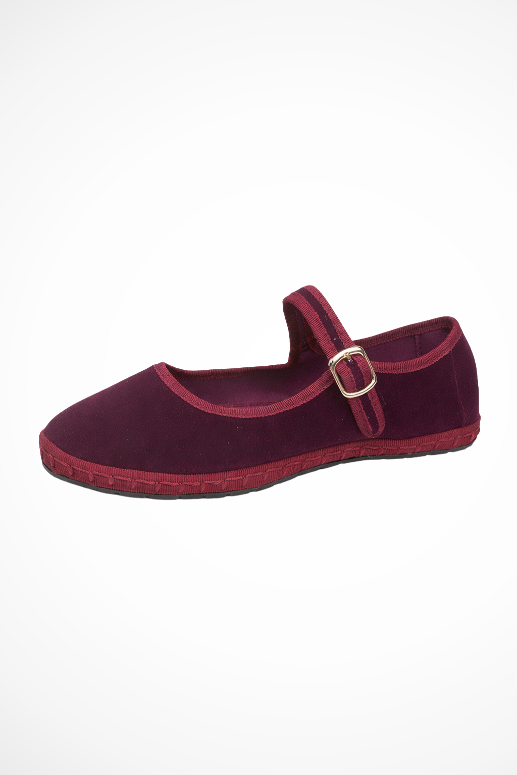 Round Toe Buckle Strap Mary Jane Ballet Flats for Women