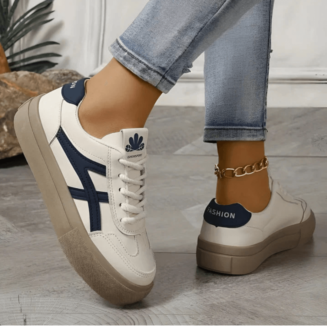 Women's Platform Sneakers with Subtle Lift and All-Day Comfort