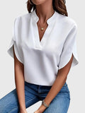 Beatrix V-Neck Shirt: Elegant Comfort for Every Day