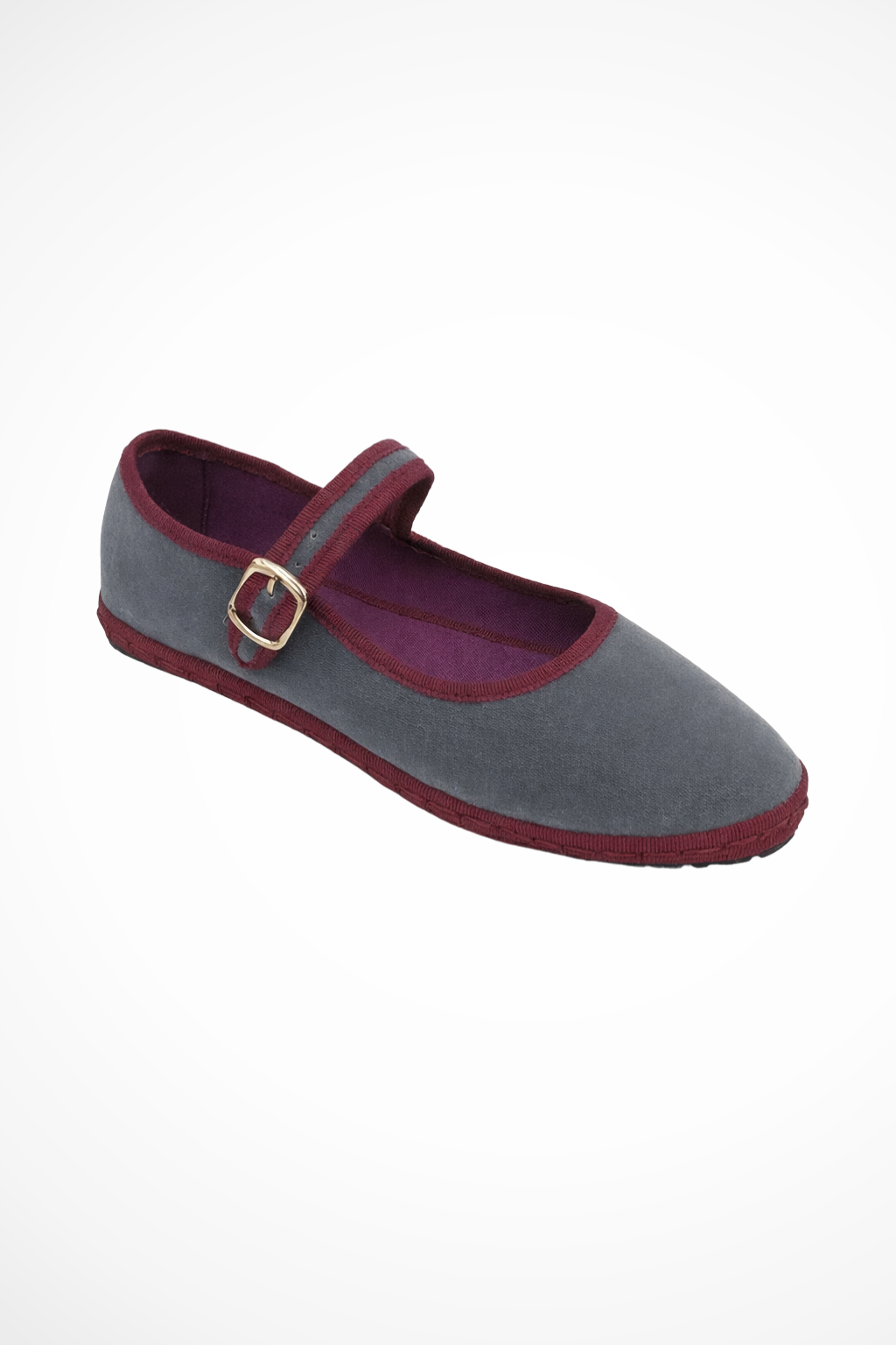 Round Toe Buckle Strap Mary Jane Ballet Flats for Women