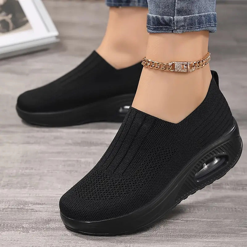 Orthopedic Walking Sneakers with Arch Support and Cushioned Comfort