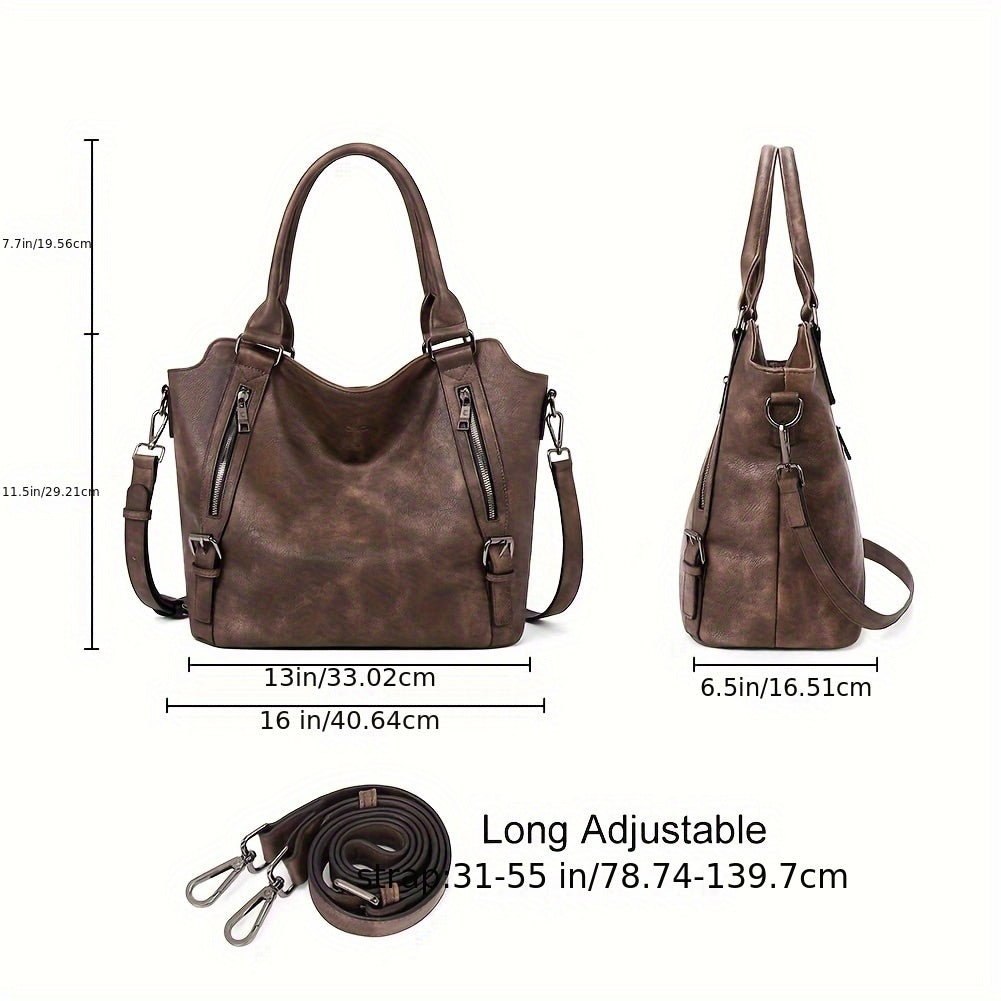 Everyday Structured Shoulder Bag for Women Timeless Elegant Style