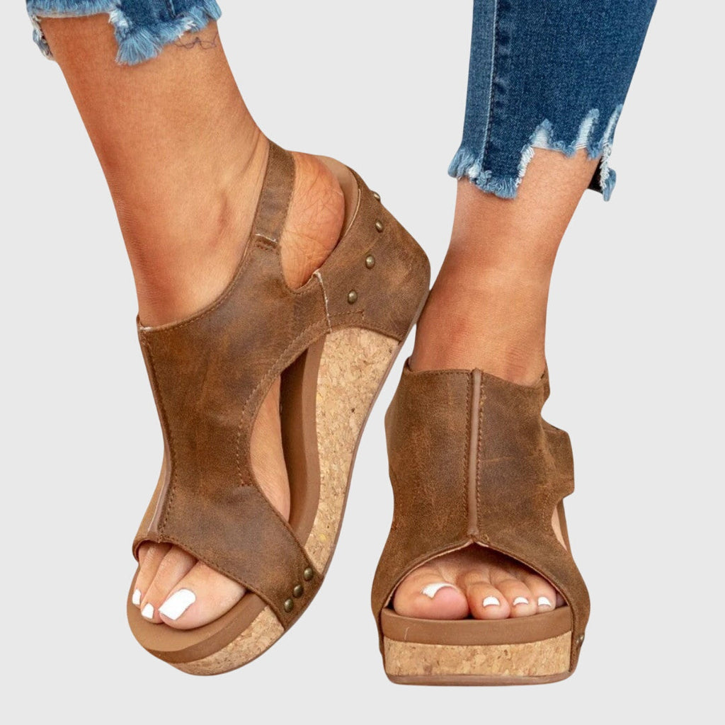 Orthopedic Sandals with Adjustable Buckle - Comfort Meets Style