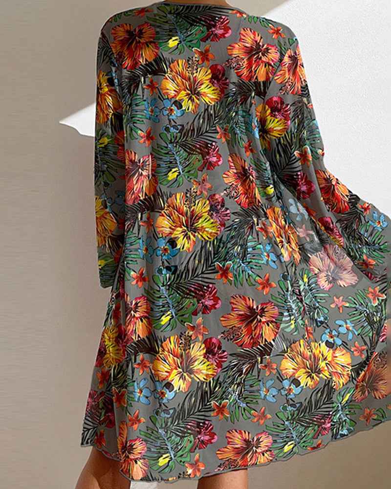 Women's Floral Skirt Bikini