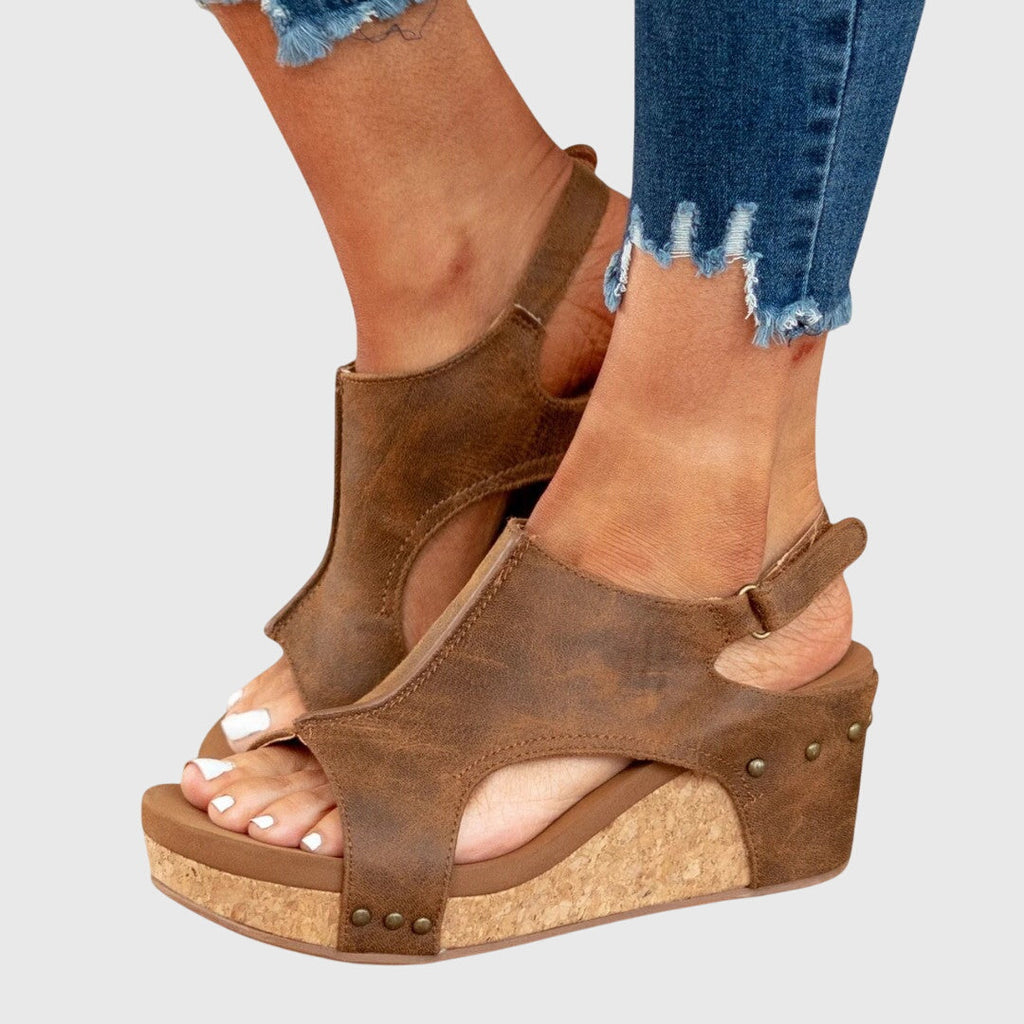 Orthopedic Sandals with Adjustable Buckle - Comfort Meets Style