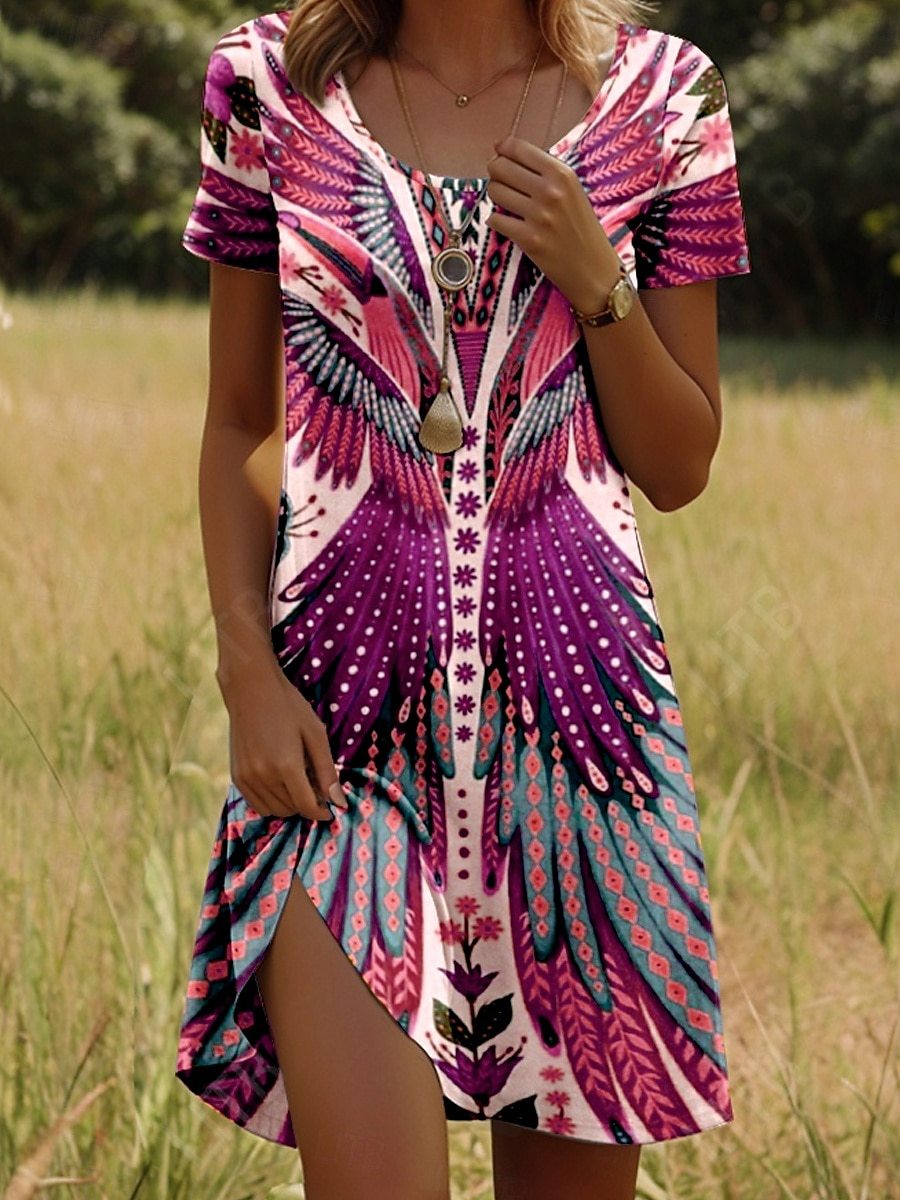 Julia – Vibrant Boho Chic Dress