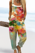 Beatrice Artistic Overall Jumpsuit