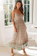 Romantic Boho Maxi Dress with Empire Waist