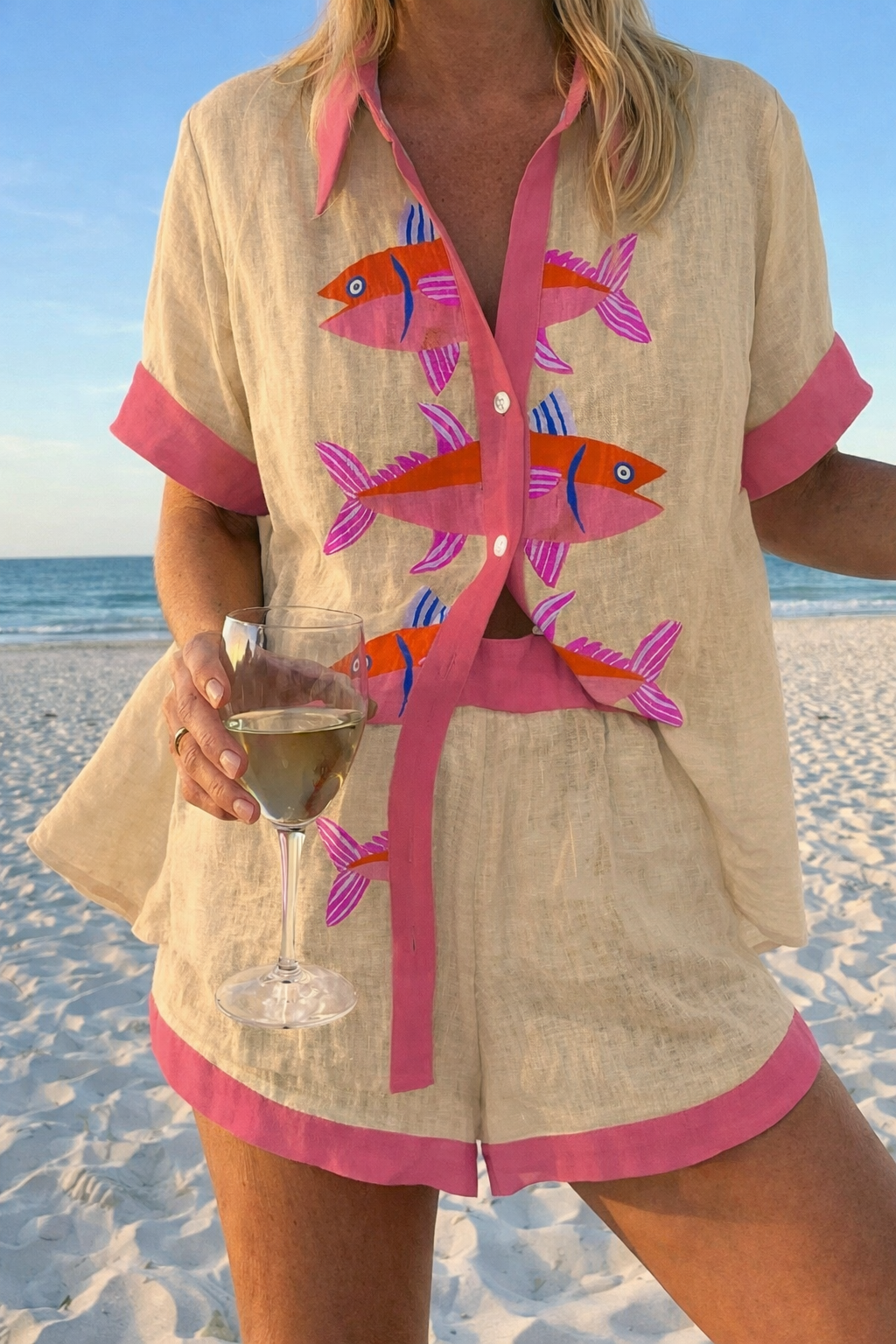 Bianca Summer Two-Piece Set Effortless Chic Outfit