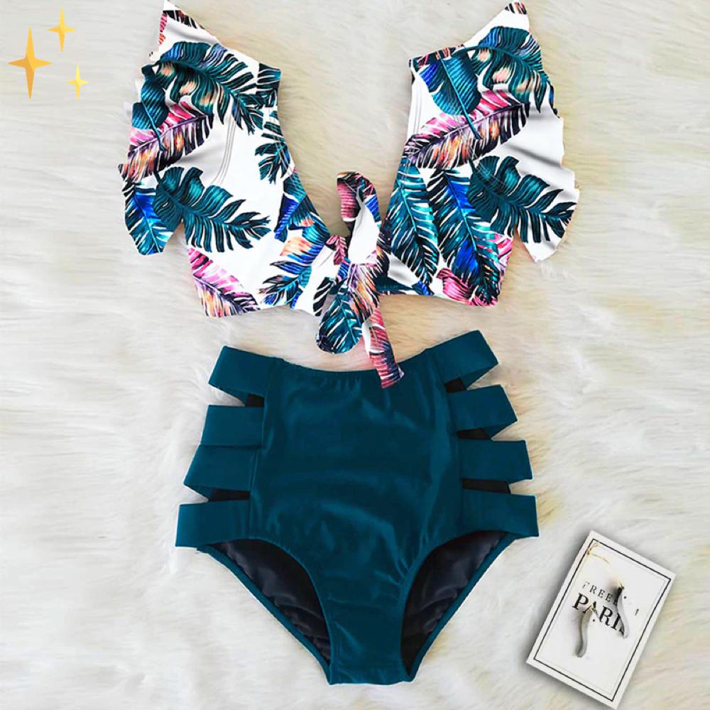 Classic Two-Piece Bikini Set Chic and Effortless Beach Style