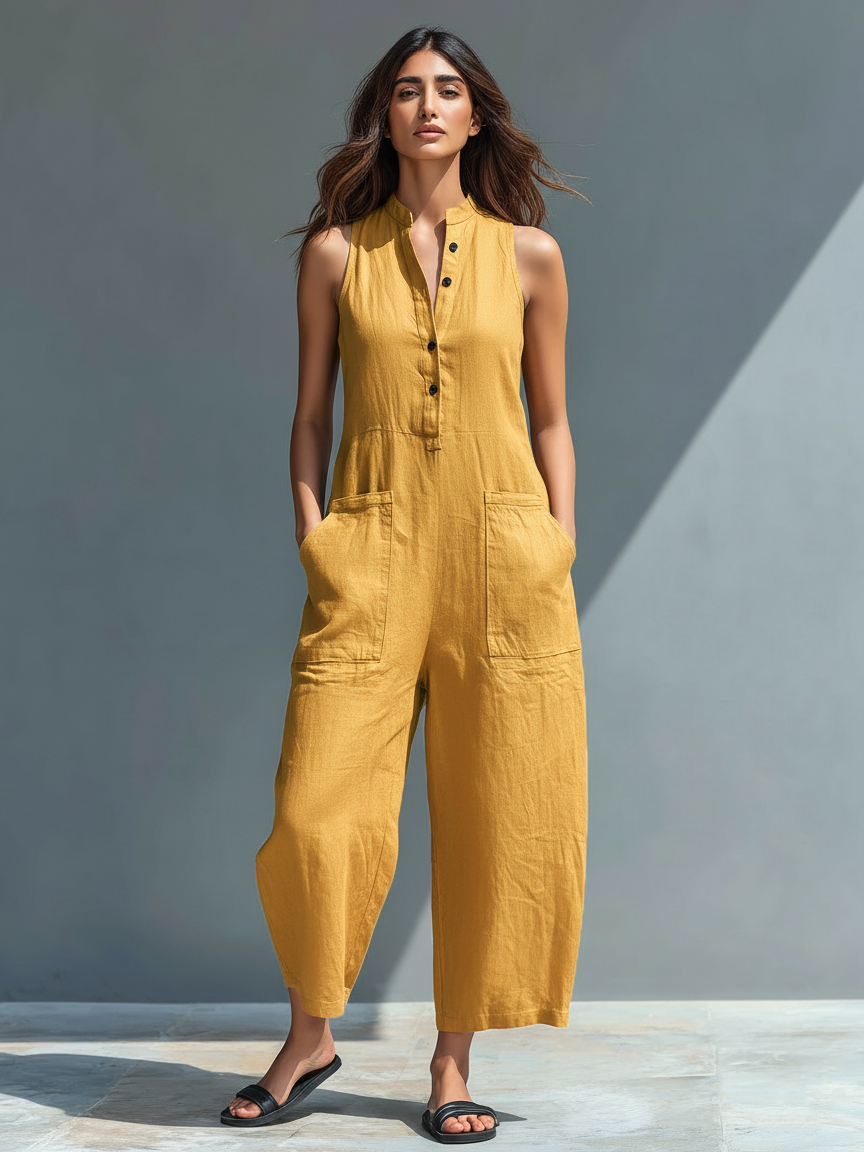Lucinda Elegant Sleeveless Jumpsuit for Women