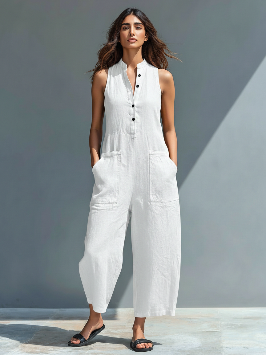Lucinda Elegant Sleeveless Jumpsuit for Women
