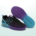 Bold Black Purple Orthopedic Walking Sneakers for Women Over 45