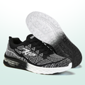 Black Orthopedic Walking Shoes with Cushioned Arch Support for Women